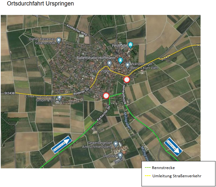 Strecke Urspringen